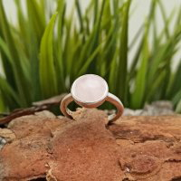 Inel de argint cu piatra naturala pentru damă "Esența lunii"