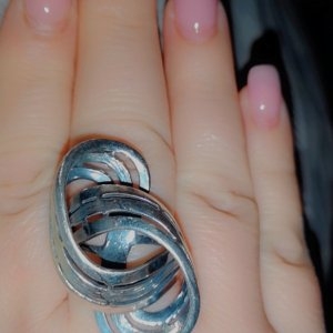 Inel de argint pentru femei "Infinit"