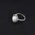 Inel de argint cu perlă pentru damă "Cercurile vieții"