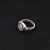 Inel de argint cu zirconiu pentru damă "Nodul mistic"