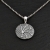 Medalion de argint pentru damă "Cele șapte lumi"