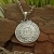 Medalion de argint "Calendarul aztec"