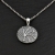 Medalion de argint pentru damă "Cele șapte lumi"