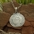 Medalion de argint "Calendarul Etern Maya"