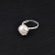Inel de argint pentru femei "Perla raiului"