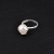 Inel de argint pentru femei "Perla raiului"