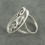 Inel de argint pentru damă "Elipsă"